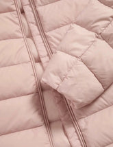 Feather & Down Quilted Packaway Puffer Jacket  Adomoo